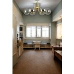 Tanya Modern Tasarım Mutfak - Salon - Yatak Odası - Eskitme Renk Bal Camlı 6 Lı Avize
