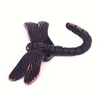 TANYTAO-SHOP Gardırop Askıları Duvara Monte Palto Kancaları Yaratıcı Şekil Depolama Tutucu Banyo Mutfak Askısı Çubuk Duvara Asılan Kapı Giysileri Havlu Rafları Palto Rafı, Duvara Monte (Renk: Kırmızı patina)