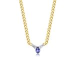 Tanzanite Tasarım Choker Pırlanta Kolye