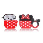 TAOCHEN AirPods 3 ile Uyumlu Karikatür Silikon Yumuşak Kılıf - Darbeye Dayanıklı Koruyucu Kılıf Sevimli Komik [Çizgi Film Serisi][2021 Yayınlandı] (Minnie)