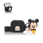 TAOCHEN-TAOCHEN Sevimli Silikon Komik Kılıf AirPods 3 ile Uyumlu - Darbeye Dayanıklı Koruma Karikatür Tasarım Kapak [Bebeklerle Çizgi Film Serisi] [2021 Çıktı] (Mickey)
