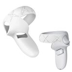 Taoke 1 çift VR denetleyici koruyucu kılıf, çizilmeye karşı dayanıklı, toz geçirmez kılıf, silikon dokunmatik kontrol cihazı sap kılıfı, Oculus Quest 2 Handle ile uyumlu