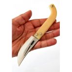 Tapan Av & Çoban Bıçağı 19 Cm Kara Çelik ( Baba Dede Usulü)