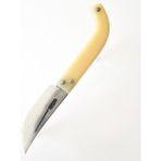 Tapan Bıçağı Tapan Av Cep Bıçağı 19 cm Paslanır Kara Çelik Baba Dede Usulü - Sarı