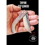 Tapan Cep Çakısı 17 cm Yay Çeliği Pro Ala Kırmızı