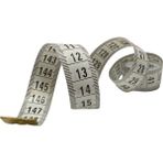 Tape Measure Mezura Mezure Mezro 150 cm ZLT150 - Beyaz