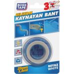 Tape Silikon Kaynayan Tamir Bandı EN:25MM Boy:1,5mt Beyaz
