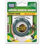 Tape Solvent Akrilik Aksesuar Köpük Montaj Bandi 10 Kg, 19 mm x 2 Metre Boyut