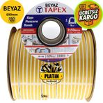 Tapex Kapı ve Pencere Izolasyon Bandı - Fitili 50X2 = 100 Metre Beyaz