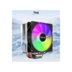 TAPLIN BUBALUS Intel-Amd Siyah 120mm 140W Kule Tipi İşlemci Soğutucu B-T46