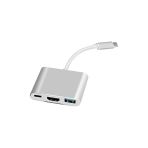 Taplın Type-C To Hdtv 3 In 1 Adapter – 4K Hdmı + Usb 3.0 + Type-C Pd Dönüştürücü Hub
