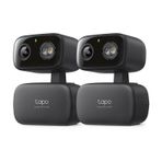 Tapo 2K 3MP Pan/Tilt Kapalı/Dış Mekan Güvenlik Kamerası, Ücretsiz Kişi/Bebek Ağlaması Algılama ve İzleme, 360° Tava, Renkli Gece Görüşü, SD/Bulut Depolama, Alexa ve Google Home ile çalışır, HybridCam