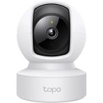 Tapo C202, 1080P Full HD, Hareket Tespit ve Takibi, 360°, 9m Gece Görüşü, Çift Yönlü Ses, Alarm, Bulut/Yerel Depolama, Bebek Ağlaması Tespiti, İç Mekan Ethernet/Wi-Fi Güvenlik Kamerası