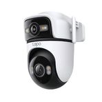 Tapo C545D | 2K Çift Lensli Dış Mekan Güvenlik Kamerası | 165° Geniş Açı + Telefoto Lens | IP66 | AI Takip | Renkli Gece Görüşü | Ethernet Bağlantı | İki Yönlü Ses | Yerel & Bulut Depolama