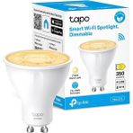 Tapo L610, Ayarlanabilir Parlaklık, GU10 Lamba Tabanı, Uzaktan Kumanda, Enerji Tasarrufu, Alexa ve Google Home ile Çalışır, Hub Gerektirmez, Akıllı Wi-Fi Spot Işığı