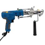 Tapon de Tuft, Hızsız Hızsız Bıçak Ve Pil Halı Tabanca Hızı 100 Ila 240V Yüksekliğinde Döngüde (AB fişi)