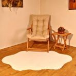 Tappeto Rex Tavşanı Dekoratif Çift Kafa Peluş Post Krem (Tüy Yüksekliği 22 Mm) - 80 x 200 cm