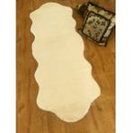 Tappeto Rex Tavşanı Post Halı, Krem, 75X300