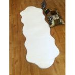 Tappeto Rex Tavşanı Post Halı Rex13, Beyaz, 75X250