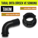 Taral Orta Plastik Dirsek ve Somunu Takım