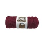 Taranabilir Makrome İpi Taranan Makrame Pamuk İpliği 5 MM 250 GR Bordo