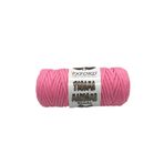 Taranabilir Makrome İpi Taranan Makrame Pamuk İpliği 5 MM 250 GR Pembe