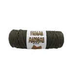 Taranabilir Makrome İpi Taranan Makrame Pamuk İpliği 5 MM 250 GR Yeşil