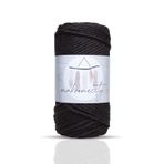 Taranan Makrome İpi 3mm Tek Büküm Taranabilir Pamuk Makrome İpi Makrame İpi (Acı Kahve)