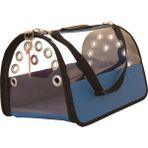 Tarçın Petshop Kedi Köpek Taşıma Çantası Şeffaf Flybag - Mavi