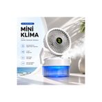 TARÇIN Taşınabilir Şarjlı Misting Fan | 3 Kademeli Hız | Ultra İnce Su Buharı | Sessiz & Işıklı Vantilatör