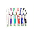 TAREZ 6 Adet Kırmızı Lazer 3in 1 Çok Fonksiyonlu Mini Lazer Fener, Kedi Lazer Oyuncağı