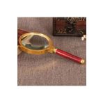 TAREZ MG-80 Gold Dekoratif El Tipi Büyüteç 10X Büyütme 80mm