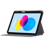 Targus THZ93211GL Click-In Kılıf iPad (10. Nesil) 10,9 inç - Gümüş Apple Pencil veya Stylus Kalem için Entegre Tutucu