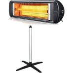 Tarhan Bera 2300 W Ayaklı Infrared Isıtıcı Siyah Ufo Ayaklı Elektrikli Isıtıcı Kumtel 2300 Ecoray Ayaklı Isıtıcı