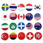 TARIFA UNITED Almanya bayrağı, ütüyle yapıştırılabilir, seyahat yaması, ütüyle yapıştırmak için, 20 yama, dünya bayrağı ABD Japonya, Türkiye bayrağı, Almanya, İsveç bayrağı, Hollanda bayrağı, Finlandiya