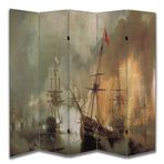 Tarih Temalı Özel Tasarım Paravan Room Divider 180 x 200 cm