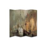 Tarih Temalı Özel Tasarım Paravan Room Divider PRV1017, 180 x 180