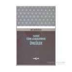 Tarihi Türk Lehçelerinde Ünlüler - Fatih Özek