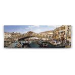 Tarihi Venedik Panorama Tablosu - 210x70cm