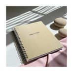 Tarihsiz 6 Aylık Günlük Planlayıcı | Spiralli Sert Kapaklı Organizer Not Defteri | 204 Sayfa | 22 x 28,5 cm - -- - Option-1