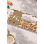 Tarihsiz Spiralli Haftalık Masaüstü Planlayıcı - Adana - 10X30 Cm Plango