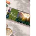 Tarihsiz Spiralli Haftalık Masaüstü Planlayıcı - Orman - 10X30 Cm Plango