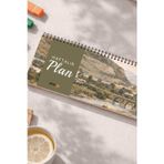 Tarihsiz Spiralli Haftalık Masaüstü Planlayıcı - Sakarya - 10X30 Cm Plango