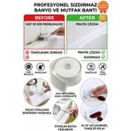 TARIK HOME Ithal Su Sızdırmaz Bant Mutfak Lavabo Pencere Duvar Bandı 3,2 m Uzunluk, 3,8 cm Genişlik