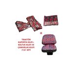 TarımGaraj Erkunt 50 ve 55 ET Tarla Serisi Traktör Kılıfı Branda Kaporta ve Koltuk Kılıfı+Çamurluk Kılıfı