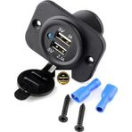 Tarkmats Lada Vega 1998 - 2024 Üniversal Oto Marine Çakmak Soketi Çift Usb Girişi Yat, Karavan,Oto