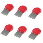 Tarko Lionesse Kırmızı 58 6 Adet Metal Bit Tarağı