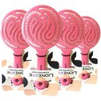 Tarko Lionesse Saç Fırçası Yuvarlak Pembe x 4