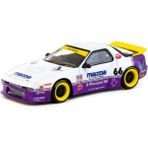 Tarmac Works 1/64 Pandem Mazda Rx-7 FC3S White / Purple - HOBBY64