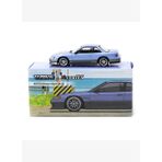 Tarmac Works 164 VERTEX Nissan Silvia S13 BlueGrey - GLOBAL64